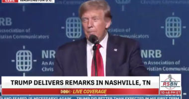 PRESIDENT TRUMP: “….we still need the hand of our LORD and the grace of almighty God!”