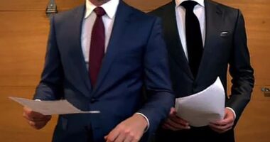 Speaking to The Hollywood Reporter on the set of T-Mobile's Super Bowl commercial, in which the duo feature (pictured), Suits stars Patrick J. Adams and Gabriel Macht were asked: 'Have you spoken to Meghan Markle recently?'