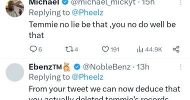 Pheelz called out as he seemingly admits deleting Temmie Ovwasa