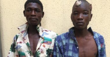Police arrest motorcycle robbers who spray pepper on victims in Lagos
