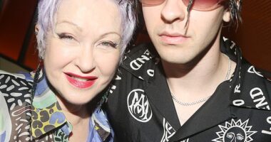 Pop star Cyndi Lauper