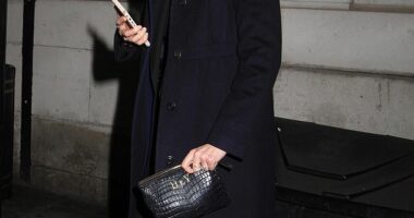 Princess Beatrice looked elegant in an all-black outfit for a night out at Loulou's on Monday evening with some friends
