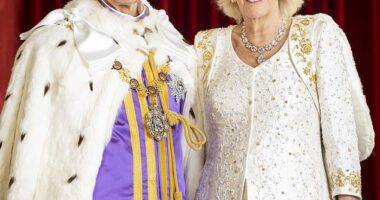The King has been diagnosed with cancer, according to Buckingham Palace, placing a burden on the Queen as he will be forced to step away from public-facing duties for some time (pictured L-R; King Charles and Queen Camilla at their Coronation on May 6, 2023)