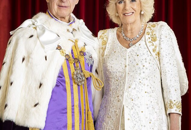 The King has been diagnosed with cancer, according to Buckingham Palace, placing a burden on the Queen as he will be forced to step away from public-facing duties for some time (pictured L-R; King Charles and Queen Camilla at their Coronation on May 6, 2023)