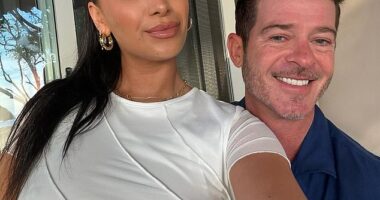 Robin Thicke and April Love Geary have announced they will get married this year. The Blurred Lines singer, 46, revealed that the wedding with his model fiancée April, 29, is happening. 'Wedding plans are a priority, we're looking at 2024 and we're very excited,' he told People on Wednesday night