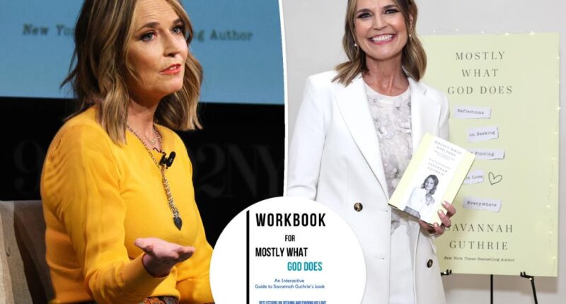 Scammers selling fake copies of Savannah Guthrie's book