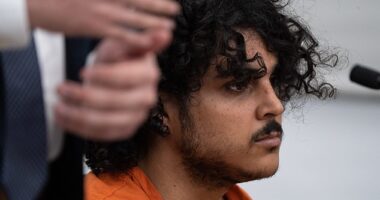 Raad Amansoori, 26, appeared in an Arizona courthouse on Monday charged with the murder of Ecuadorian-born sex worker Denisse Oleas-Arancibia in New York on February 8