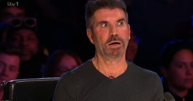 Simon Cowell rushed backstage during the Britain's Got Talent auditions to help a young dancer who suffered a horrifying fall on Sunday