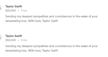 Singer Taylor Swift donates $100k to family of woman who was fatally shot during Kansas City Chiefs Super Bowl parade