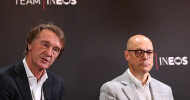 Man United's new shareholder Sir Jim Ratcliffe, left, gave fans plenty to digest after a lengthy interview detailing his plans for the club