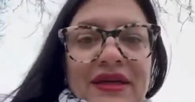 Rep. Rashida Tlaib (D-MI) cast her vote for 'uncommitted' rather than for President Joe Biden as she accused the U.S. of aiding 'genocide' against the Palestinians. She posted a video after voting