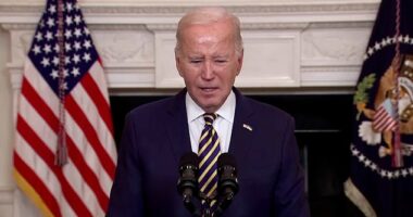 Biden stumbled and stuttered through the press conference until a reporter bailed him out, reminding of the name of terror group Hamas