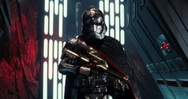 Gwendoline Christie as Captain Phasma in Star Wars: The Force Awakens