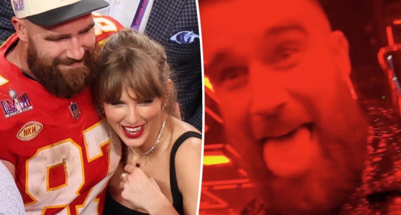 Taylor Swift posts video of Travis Kelce at Super Bowl afterparty in first social media mention