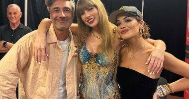 Taylor Swift put on a show-stopping performance for an 80,000-strong crowd for the first Sydney Eras show, including for famous pals including Taika Waititi and Rita Ora