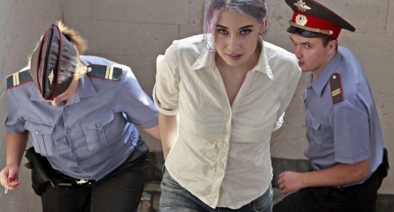 Teacher arrested after she "locked boy, 11, in class and str0ked his privates as he fondled her b00bs"