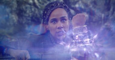 Zawe Ashton as Dar-Benn in Marvel Studios' THE MARVELS. Photo courtesy of Marvel Studios. © 2023 MARVEL.