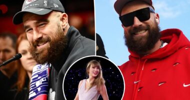 Travis Kelce grabs lunch with pal in Kansas City as Taylor Swift continues Eras Tour in Australia