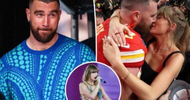 Travis Kelce leaves Sydney following trip to see Taylor Swift