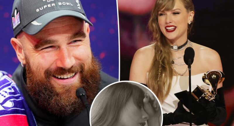 Travis Kelce says he's heard 'some of' Taylor Swift's new album as she reveals 17-song track list