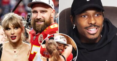 Travis Kelce's teammate reveals what Taylor Swift said to him after Super Bowl-winning catch