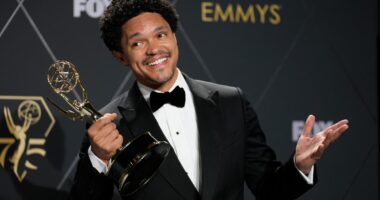 Trevor Noah, the charismatic presenter hosting the Grammys for the fourth year running