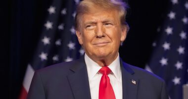 Former President Donald Trump said 'all I want' is for the general election to be held Tuesday after an easy caucus win in Nevada, a good day at the Supreme Court and a bad day for President Joe Biden. Trump appeared onstage at the Treasure Island Hotel and Casino and gloated over his resounding double win in Nevada - with Thursday's caucuses called for the ex-president with under 1 percent of the vote reporting, and Tuesday's primary result - when Trump wasn't on the ballot - embarrassing rival Nikki Haley.