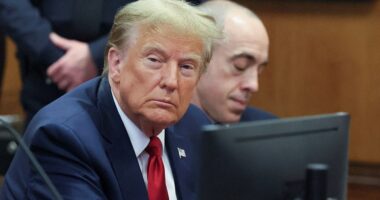 A judge has thrown out Donald Trump's bid to dismiss the Stormy Daniels hush-money case and has set a trial date for March 25 in a blockbuster hearing in a New York court. The 77-year-old will be the first former president to stand in a criminal trial when he faces the jury accused of paying the adult firm star $130,000 to keep quiet about their alleged affair before the 2016 election.