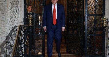 The former president also said that the case had been brought by the DOJ and Biden and constituted election interference