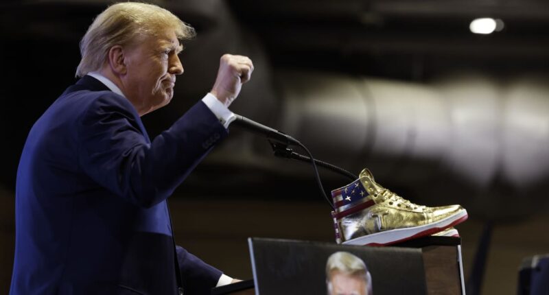 Trump’s sneakers are already going for up to $45,000. Can they hold their value?