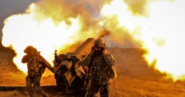 Two years since Russia’s invasion, Ukraine’s forces are bloody but unbowed
