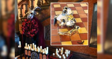 Veteran Faces Hate Crime Charges For Dismantling Iowa’s Satanic Statue.