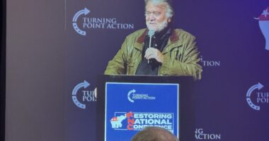 WATCH: Bannon Blasts Nikki Haley, Ronna McDaniel at Turning Point’s RNC Counter-Convention.