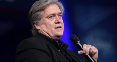 WATCH: Steve Bannon Calls for Biden & Staffers To Be ARRESTED; “Lock Them Up — All of Them!”