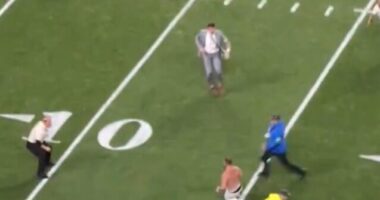 WATCH: Streakers Hit the Field at Super Bowl 58