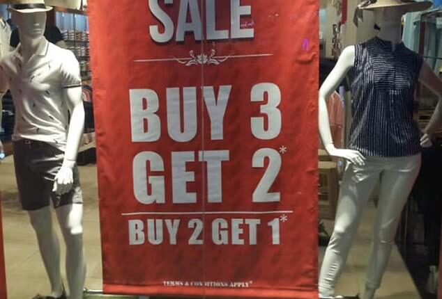 People from around the world have shared the worst design fails they have seen in a hilarious thread and Cheezburger.com collated the best - including a store which advertised selling two items for the rice of three and one item for the price of two