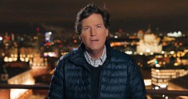 Carlson, 54, announced that he would be interviewing the Russian leader following speculation after he was spotted leaving the Kremlin earlier this week