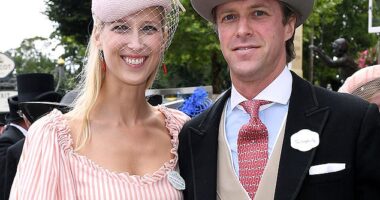Lady Gabriella Windsor has lost her husband - who passed away suddenly aged 45 - Buckingham Palace has announced. Both pictured in 2019