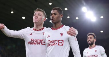 Wolves 0-2 Man United - Premier League: Live score, team news and updates as Marcus Rashford SCORES inside five minutes on his return after drink binge axe... before Rasmus Hojlund nets