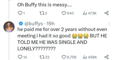 Woman reveals how she discovered her sugar daddy had died