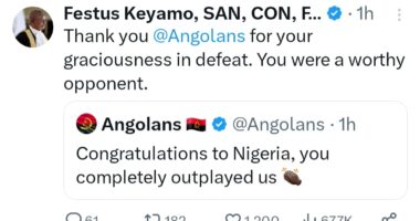 "You completely outplayed us" Angola congratulates Nigeria on the victory