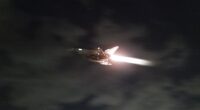 An RAF Typhoon aircraft was seen taking off to conduct further strikes against Houthi targets