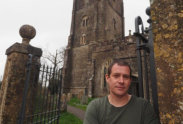 Cyrus Metcalfe, 48, said he was driven to distraction by the nightly noise of the church bells ringing