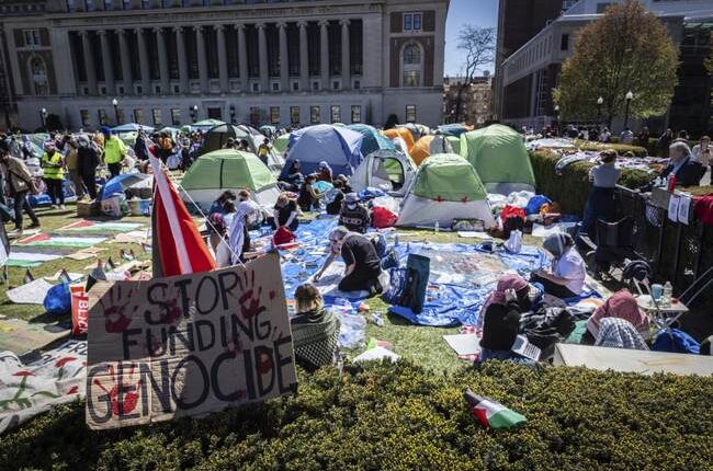 'We Don't Like White People': Here Are Some Highlights From the Pro-Hamas Protests