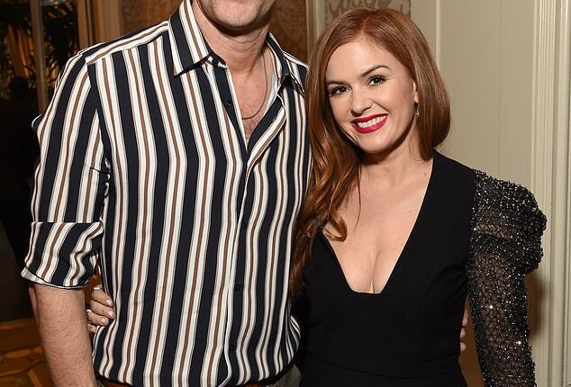 Sacha Baron Cohen and wife Isla Fisher have split after 14 years of marriage and three children (pictured, January 2020)