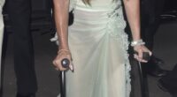 Victoria Beckham looked sensational as she arrived at her star-studded 50th birthday bash at private members club Oswald's in London's Mayfair on Saturday evening