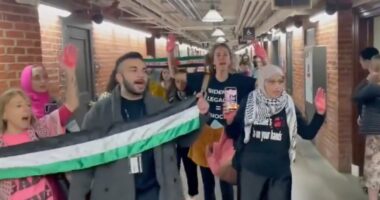 50 Pro-Hamas Protesters Arrested for Occupying U.S. Senate Cafeteria.