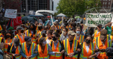 Anti-Israel Protesters Defy Order to Clear Encampment: 'Columbia Will Burn'