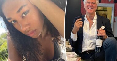 Aoki Lee Simmons, 21, says she's 'depresso espresso' after splitting from Vittorio Assaf, 65