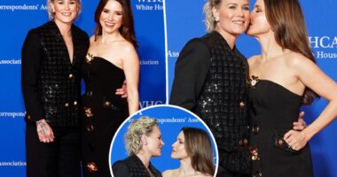 Ashlyn Harris and Sophia Bush make red carpet debut at White House Correspondents' Dinner